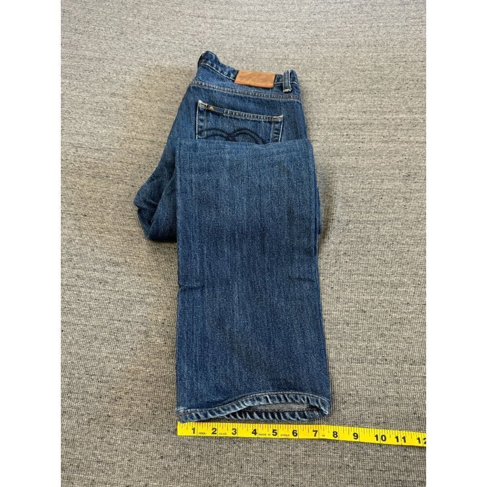 Mc Authentic Genuine Men's Straight leg Dark Blue Denim Jeans Size 33 - Picture 9 of 14